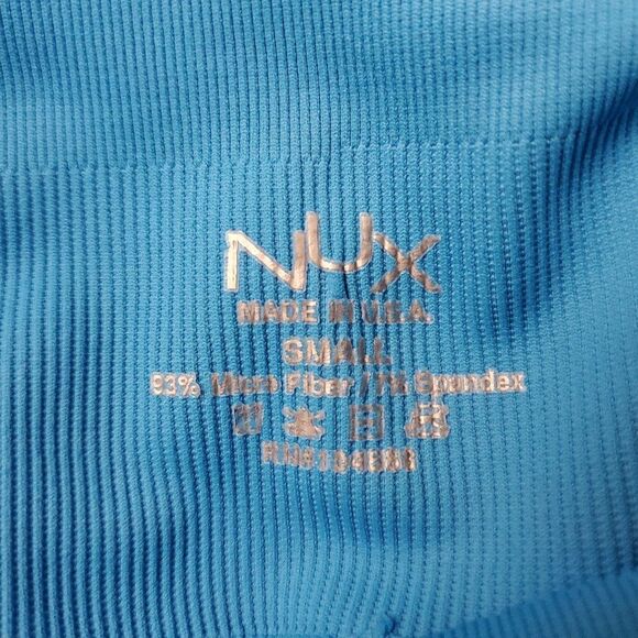 NUX High Rise Vita LA Leggings Blue S NEW - Picture 8 of 9